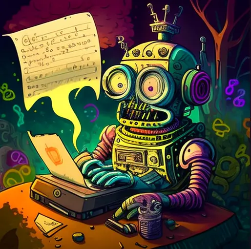 Robot Writing a Cover Letter